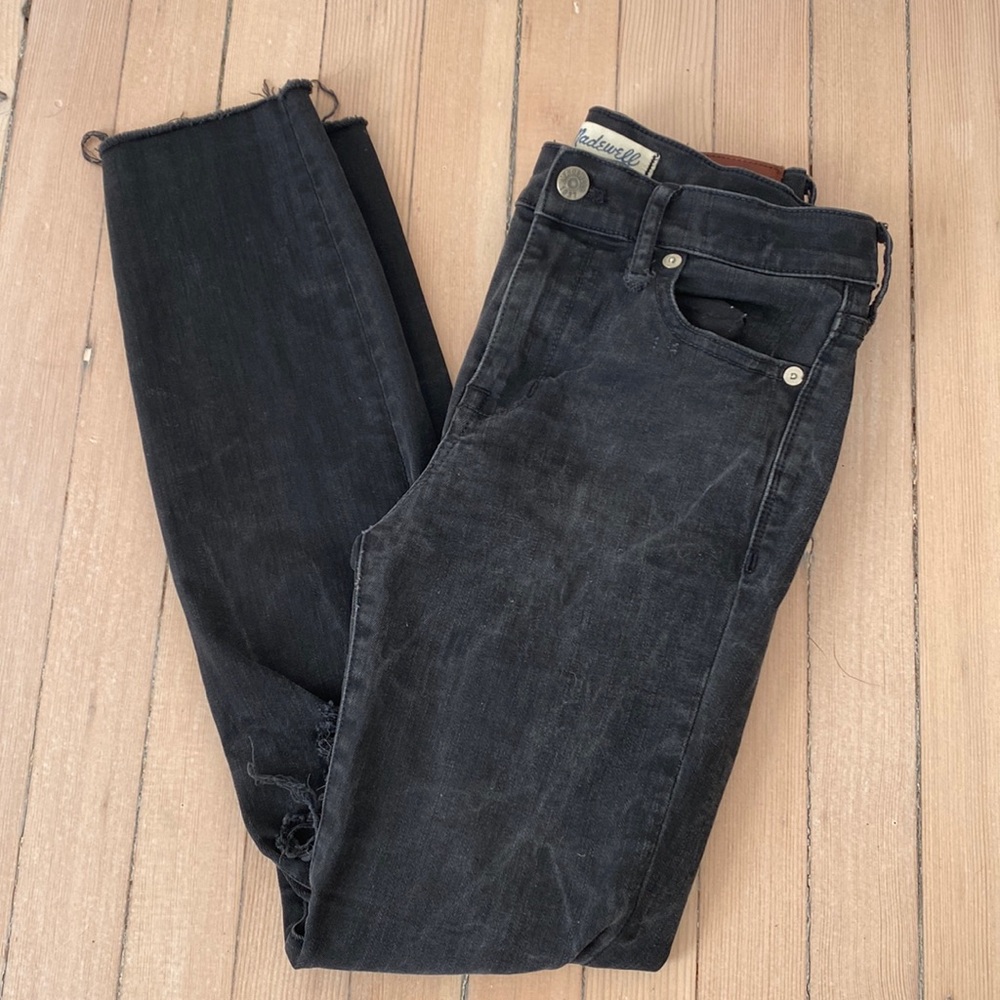 Madewell Black Jeans - High Riser Skinny
